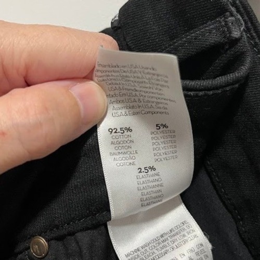 Mother The Looker Skinny Jeans Not Guilty Black High Rise Denim 27 - Picture 10 of 12